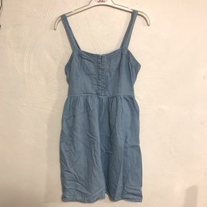 Mossimo denim corset style pinafore dress